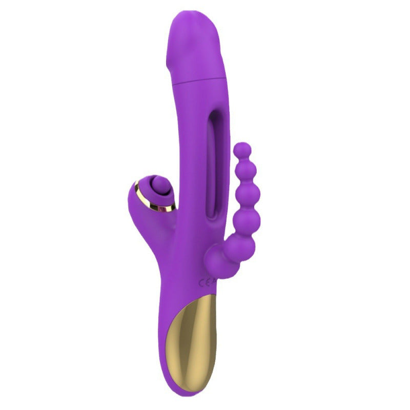 3-in-1 Clitoral Sucking G-Spot Tapping Vibrator