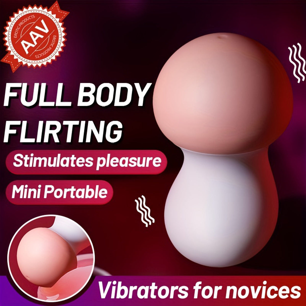 Female Vibrating Mushroom Egg