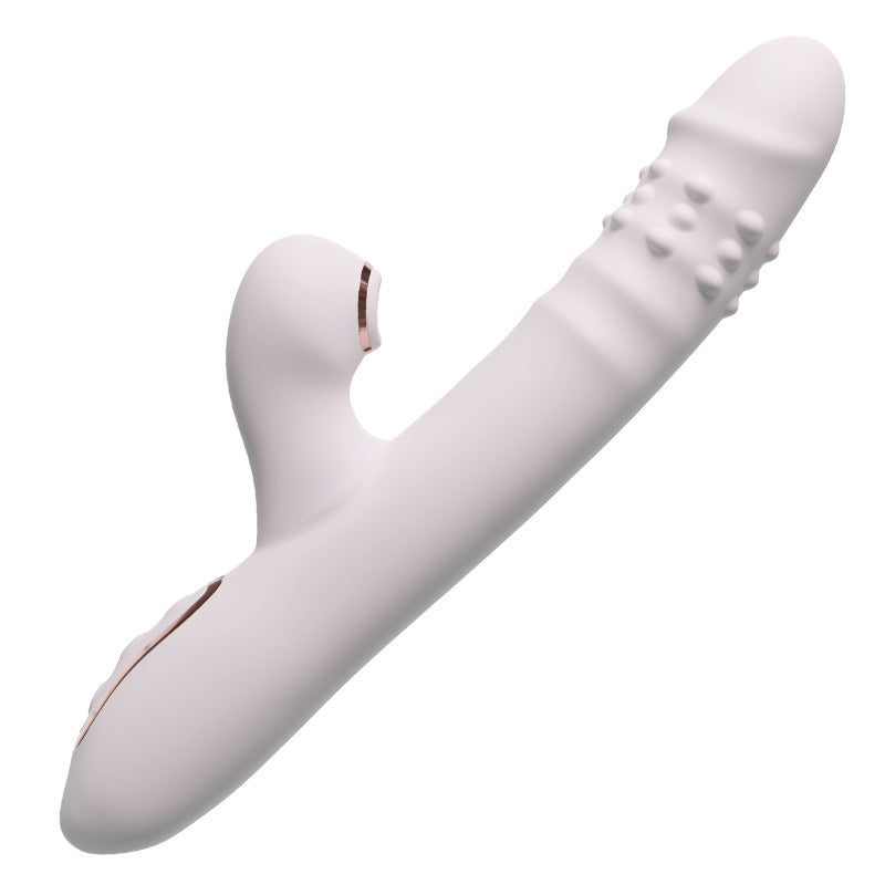 With Telescopic Rotating Sucking Vibrator