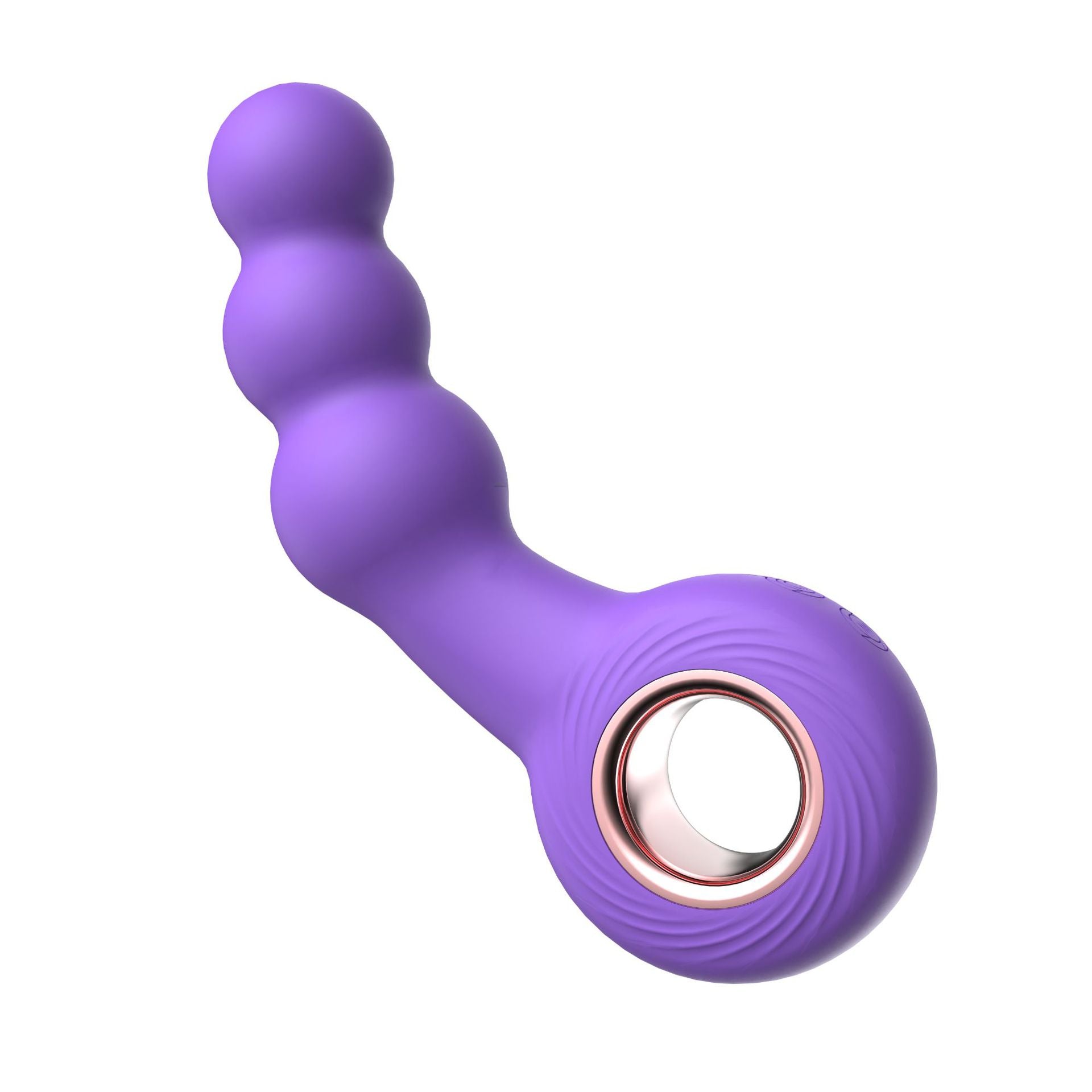 Electric Butt Plug with Beads - Anal Massage Vibrator