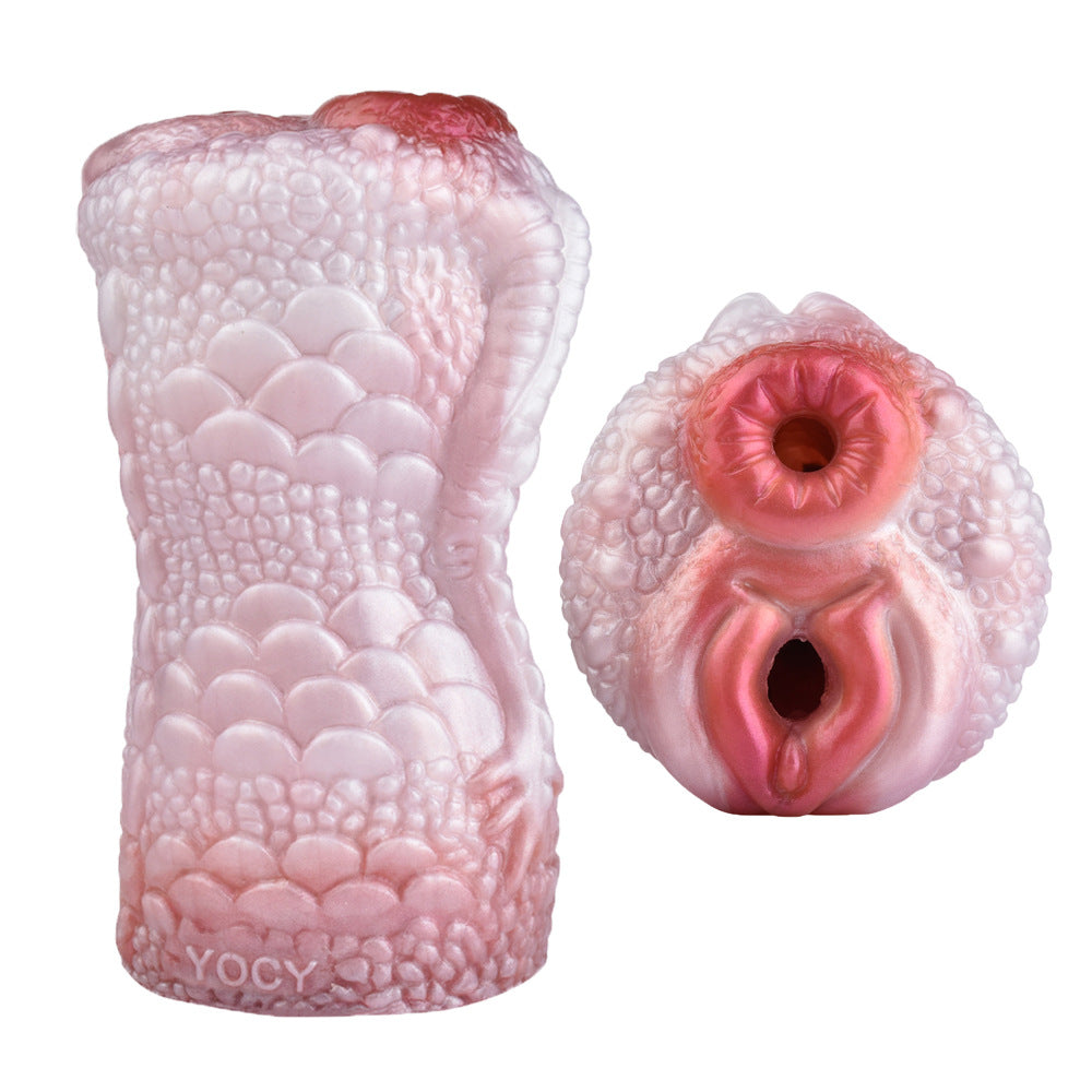 Simulation Anal Vagina Double Hole Aircraft Cup Male Masturbator
