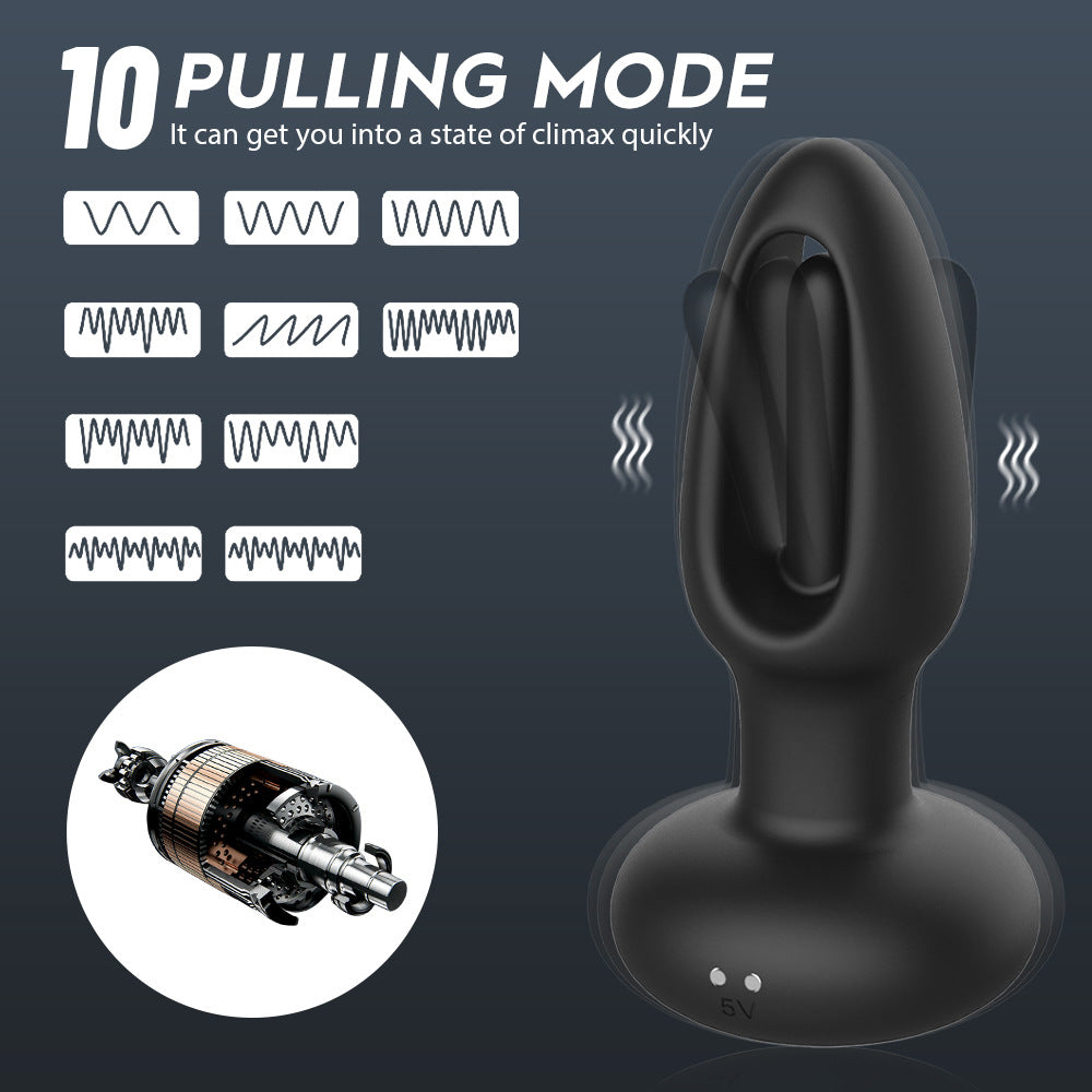 10-Frequency Slapping Wireless Remote Control Anal Plug