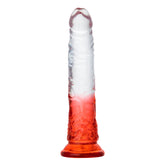 Transparent Jelly Dildo with Powerful Suction Cup