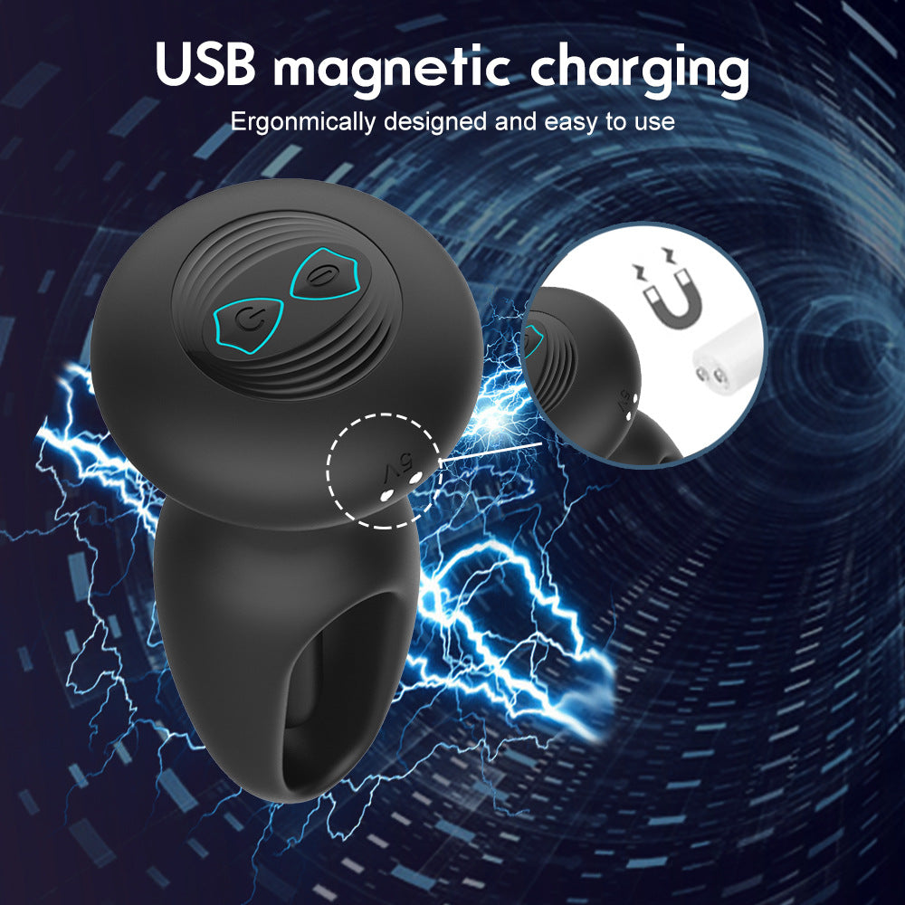 10-Frequency Slapping Wireless Remote Control Anal Plug