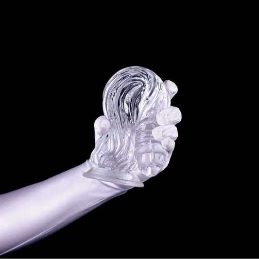 Super Large Crystal Dildo Realistic Penis Suction Cup Anal Plug