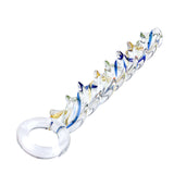 Anal Trainer Crystal Thread Glass Anal Plug