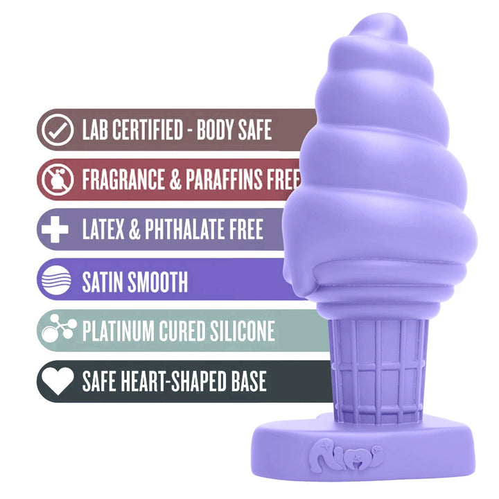 Aimitex Ice Cream Silicone Butt Plug Anal Dilation Plug