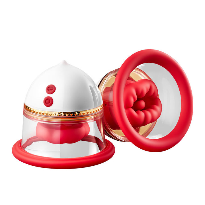 Big Mouth Angel Kiss Female Breast Sucking Massager