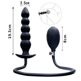 Silicone Inflatable Anal Plug Beads