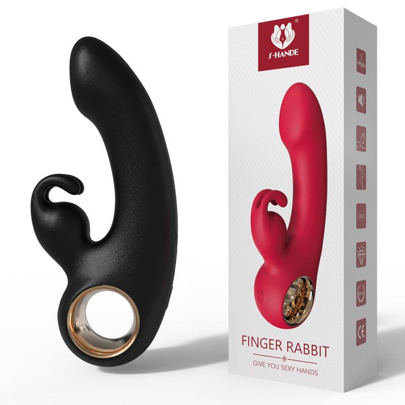 G-Punkt- und Klitoris-Vibrator mit Fingerfunktion, 9 Vibrationsmodi