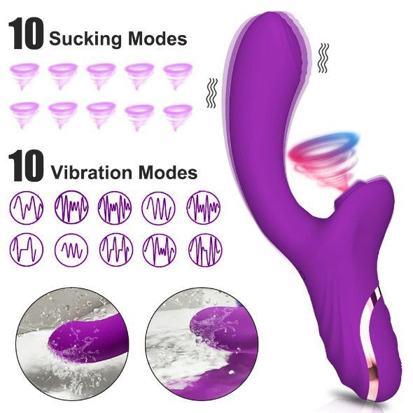 Female Sucking Vibrator G-spot Vibrator Women Dildo