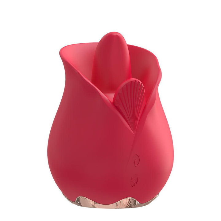 Roman Rose Vibrator 9-Frequenz Zungenleck-Doppelvibrator