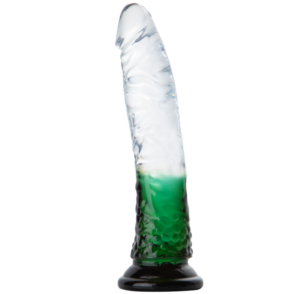 Transparent Jelly Dildo with Powerful Suction Cup