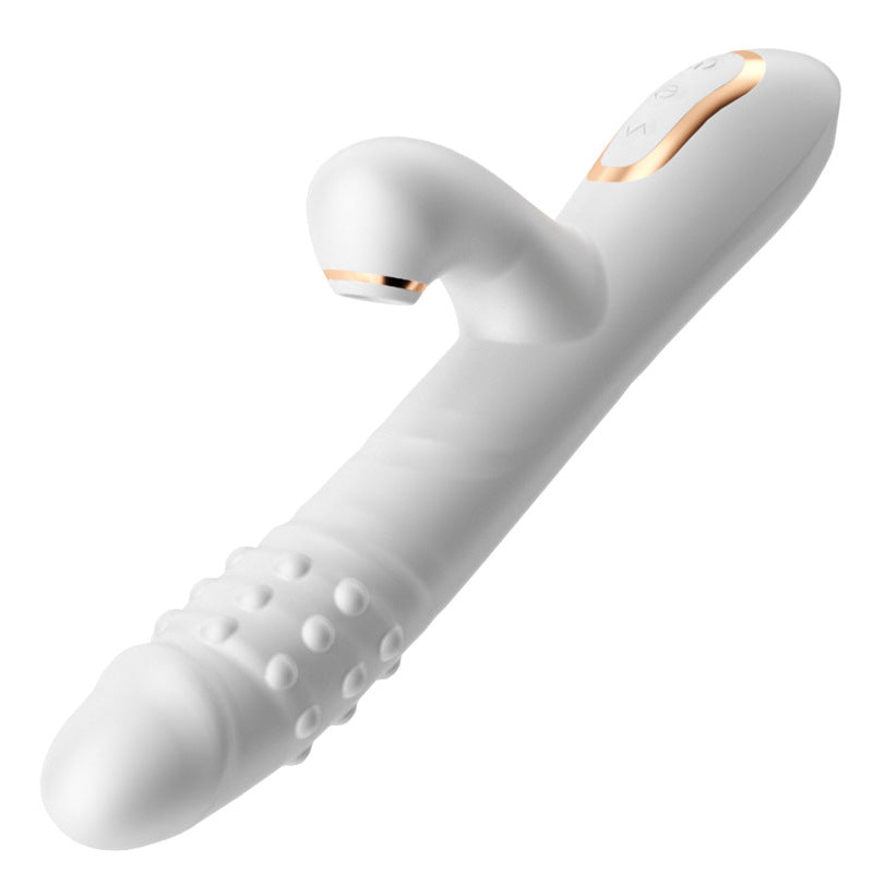 With Telescopic Rotating Sucking Vibrator