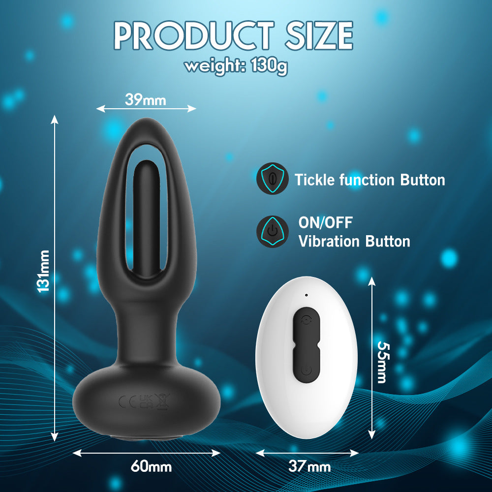 10-Frequency Slapping Wireless Remote Control Anal Plug