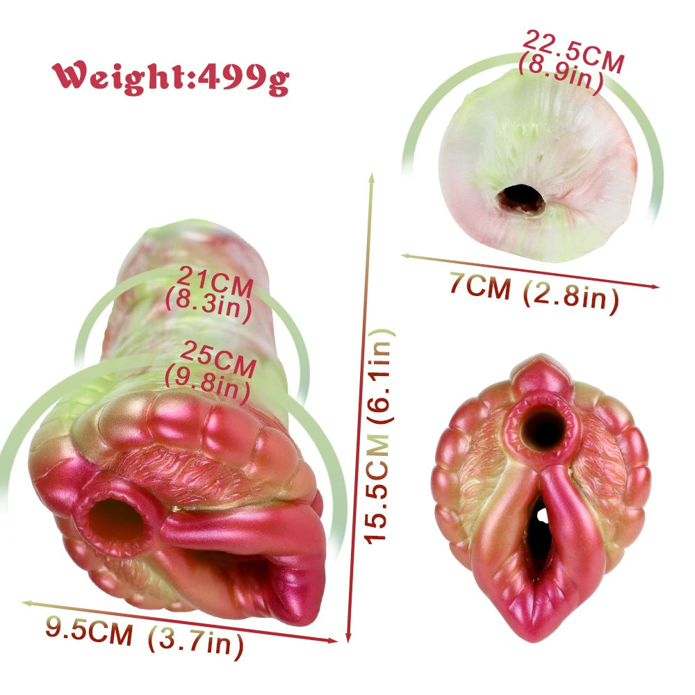 Animal-like Vagina & Anus Double Hole Alien Male Masturbator