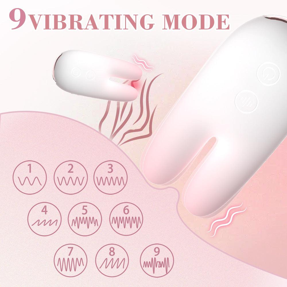 S-HANDE Mini-Klitoris-Nippelvibrator mit Hasenohren