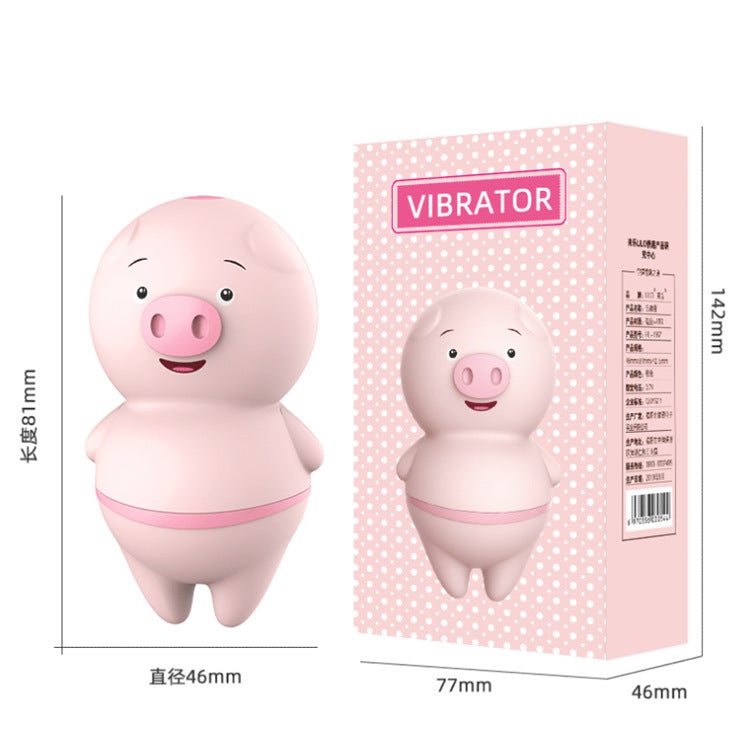 Tongue Licking Pig Wireless Vibrating Egg Massager