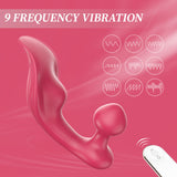 Wearable Remote Control Vibrator for Anal and Vaginal Use