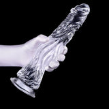 Super Large Crystal Dildo Realistic Penis Suction Cup Anal Plug