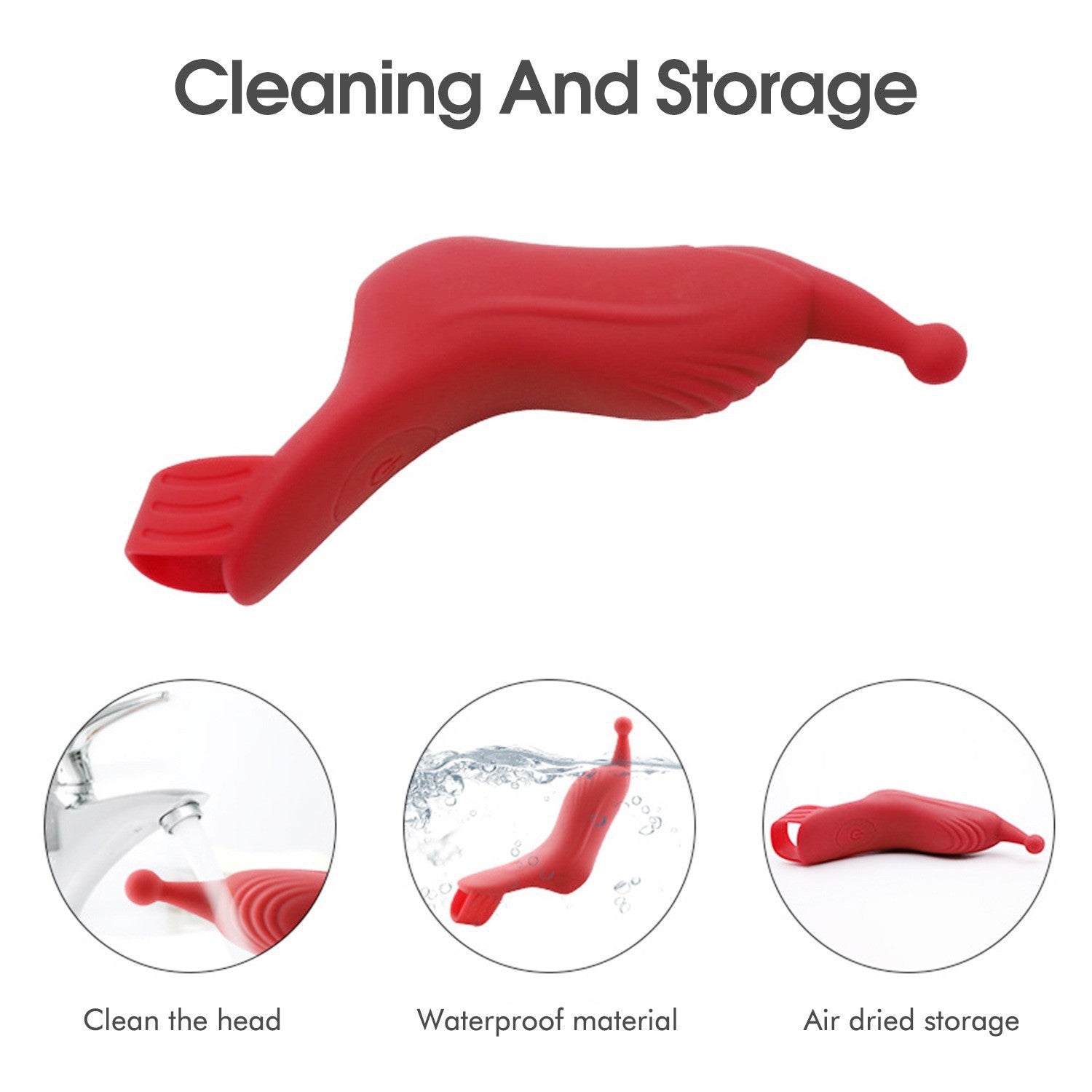 Finger-shaped G-spot Vibrator With 9 Vibration Modes For Adult Women