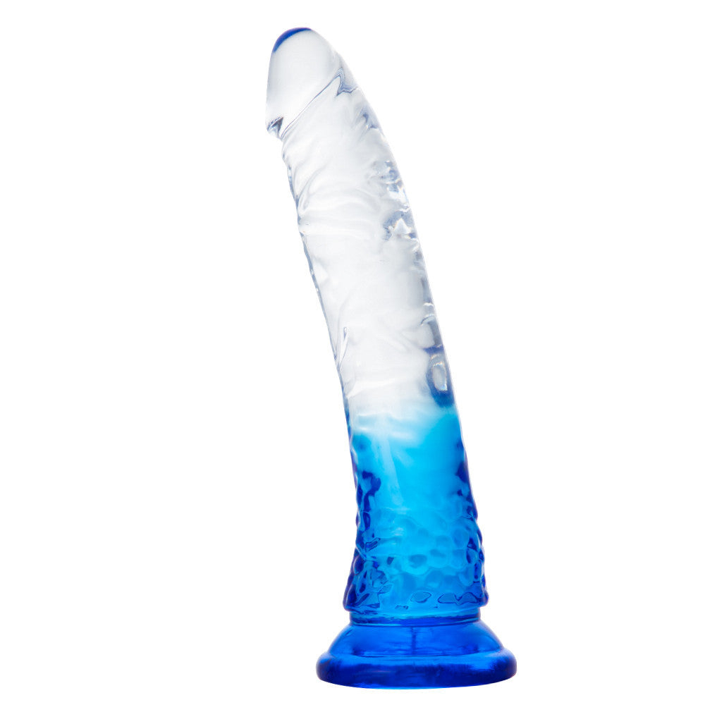 Transparent Jelly Dildo with Powerful Suction Cup