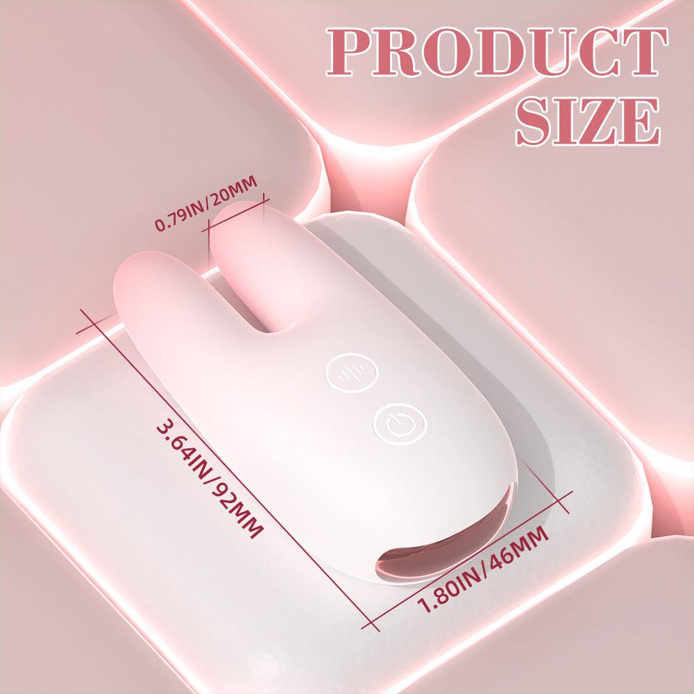 S-HANDE Mini-Klitoris-Nippelvibrator mit Hasenohren