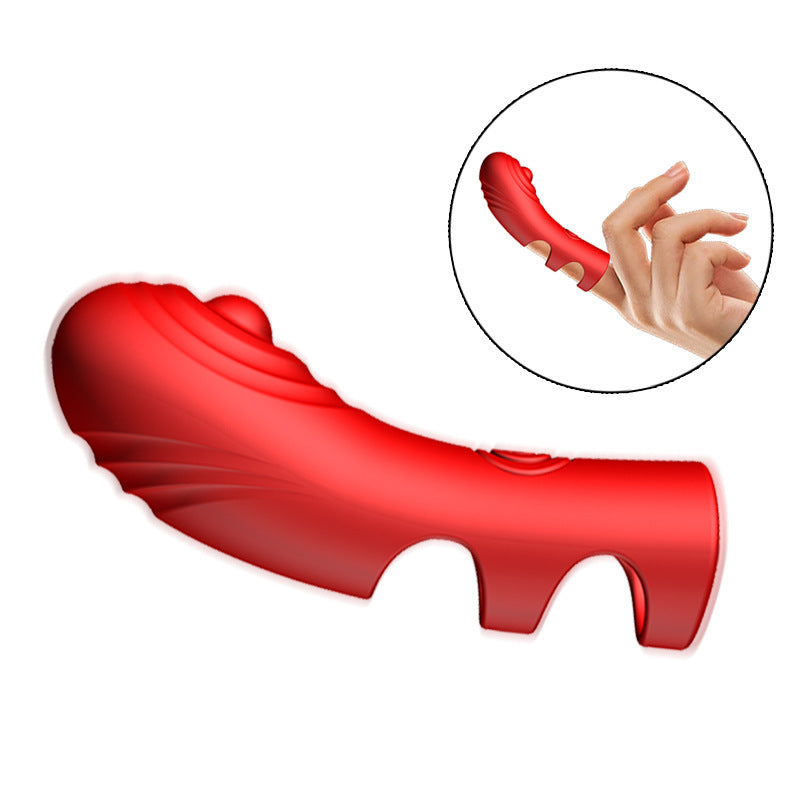 Finger Vibrator Sleeve G-spot Clitoris Stimulator