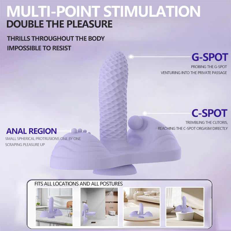 PonyBump Heated Ride-On Sex Machine with Auto Thrust & Vibrator