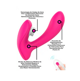 Women's Wearable Remote Control Vibrator Sucking Vibrator