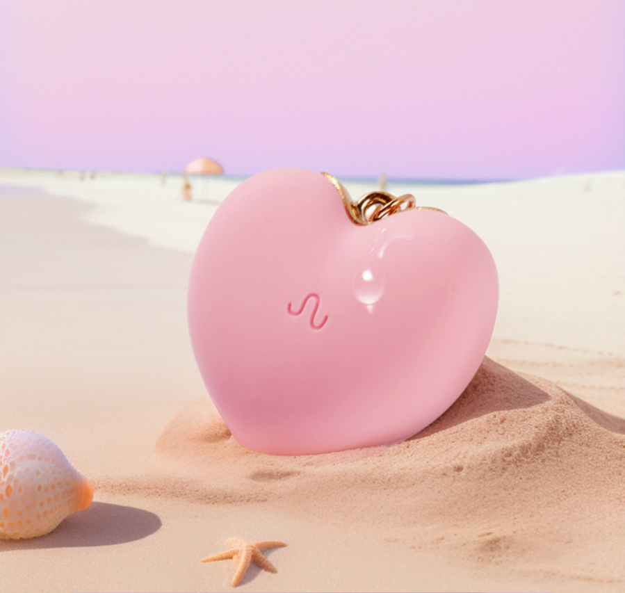 KOMOTOY Heart-shaped Keychain APP Remote Control Vibrator