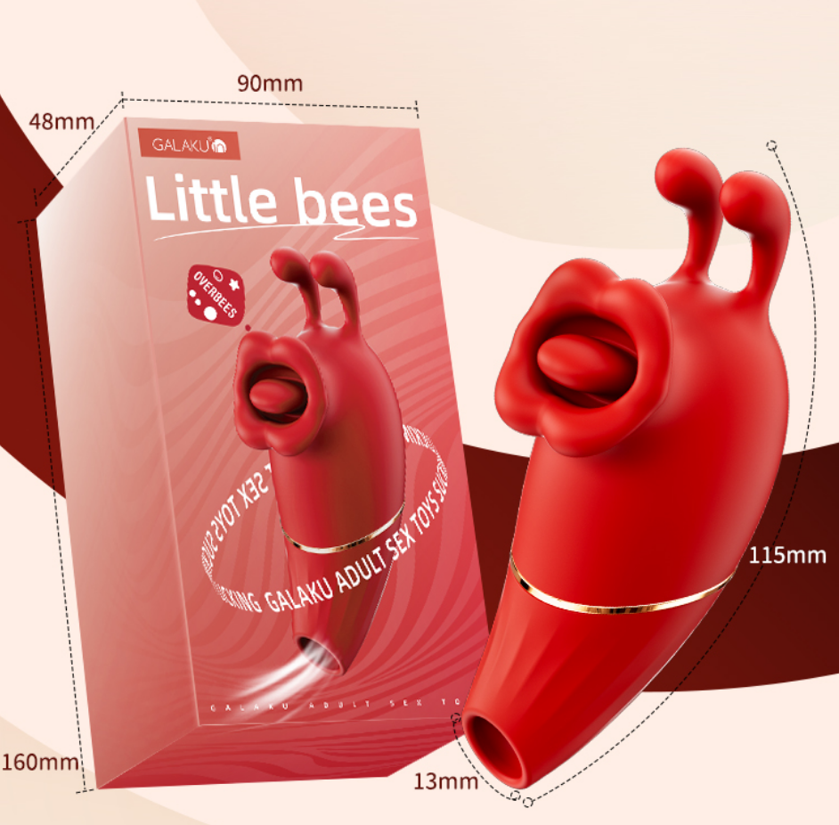 Galaku Little Bee Sucking Tongue Licking Vibrating Female Masturbator