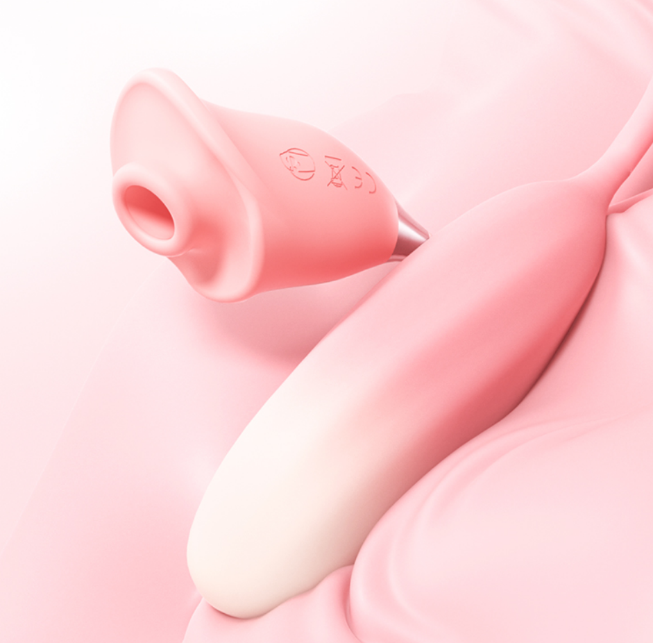 Fancy Little Lotus Women Use APP to Sucking Vibrator