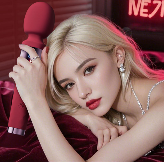 Female Heated APP Vibrating Massage AV Stick