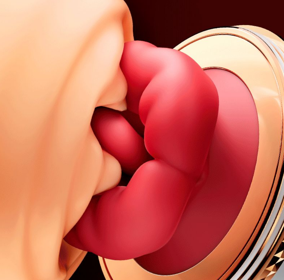 Big Mouth Angel Kiss Female Breast Sucking Massager