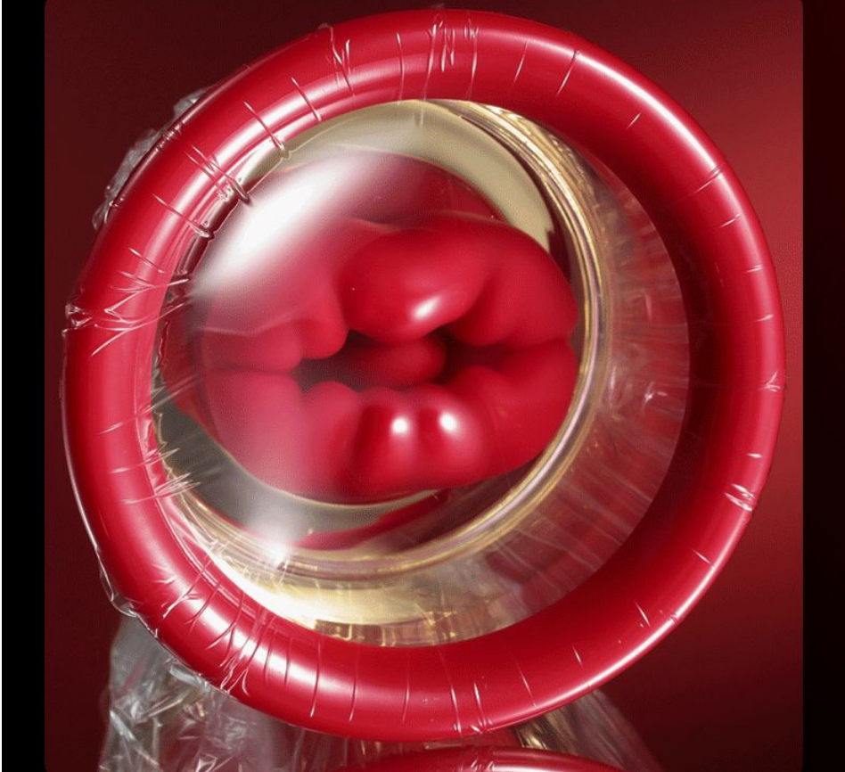 Big Mouth Angel Kiss Female Breast Sucking Massager