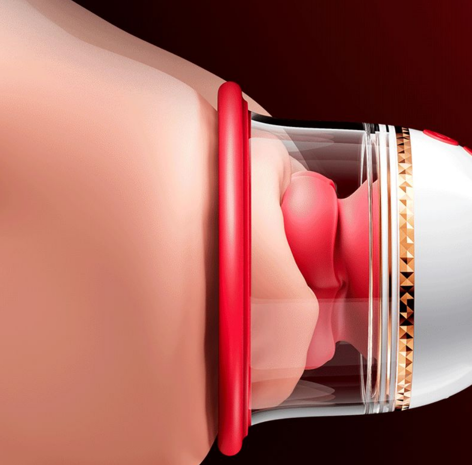 Big Mouth Angel Kiss Female Breast Sucking Massager