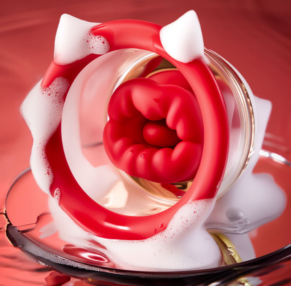 Big Mouth Angel Kiss Female Breast Sucking Massager