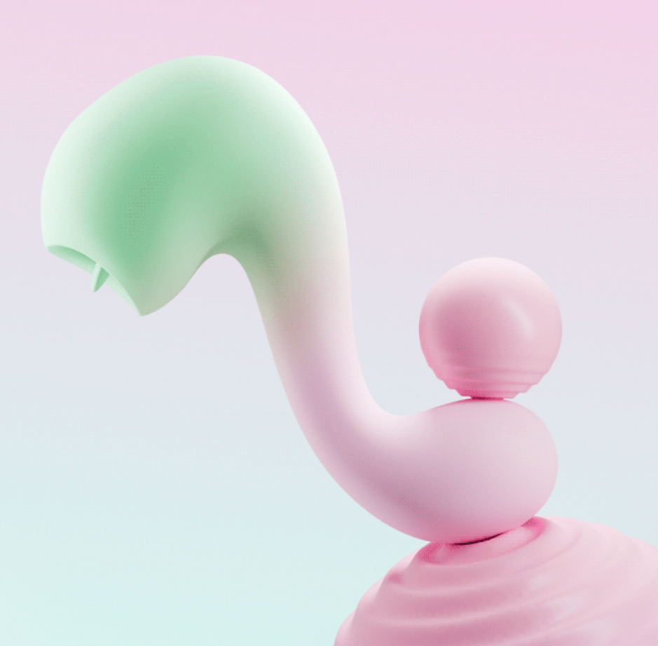 BLUSH Female Tongue Licking Body Vibrator