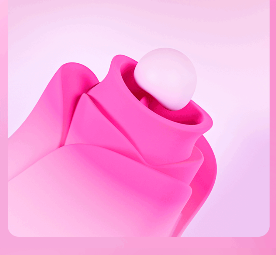 Blush Rose Sucking Tongue Licking Massager