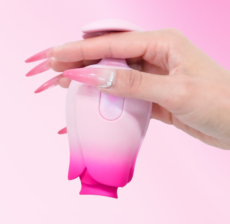 Blush Rose Sucking Tongue Licking Massager