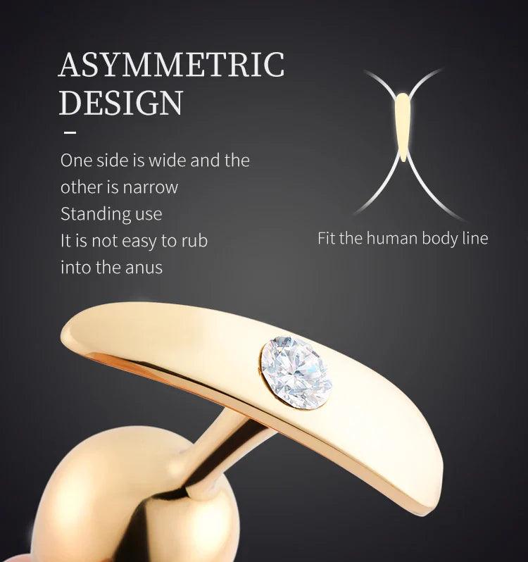 Roomfun® Metal Butt Plug for Women