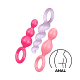 Satisfyer Booty Call Anal Plugs 3 Piece Set