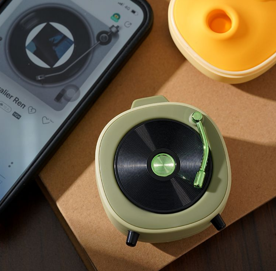 Record Player-Shaped AI Edition Warming & Sucking Massager