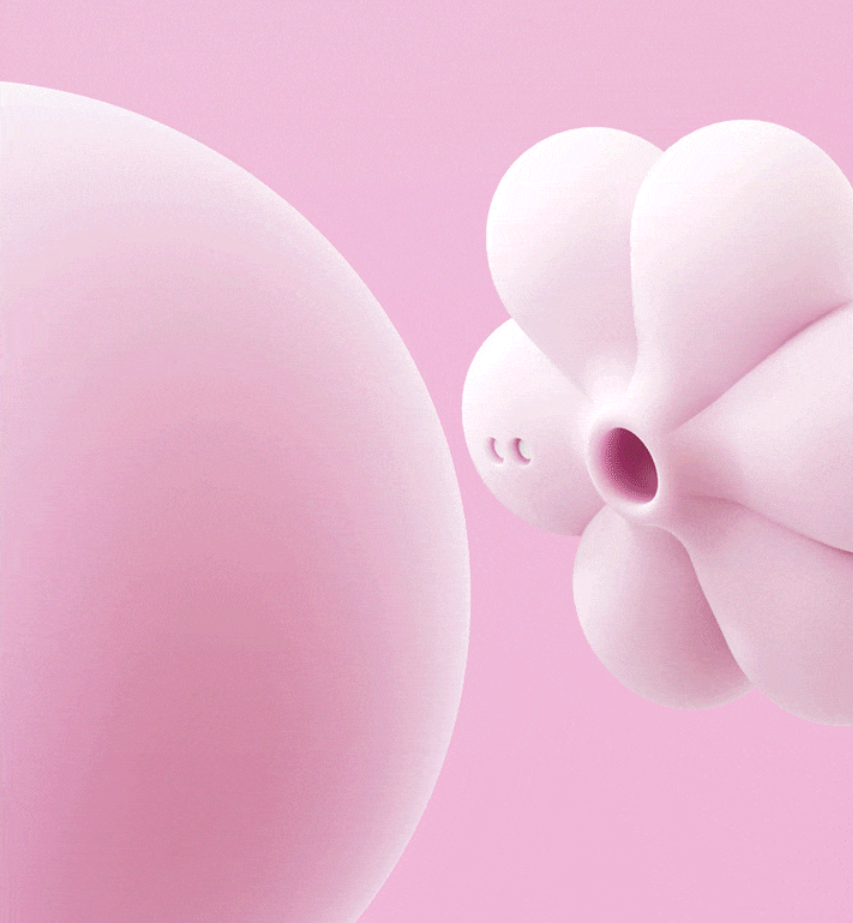 SVAKOM “Sweet Cake” App-Control Wearable Suction & Vibrating Egg