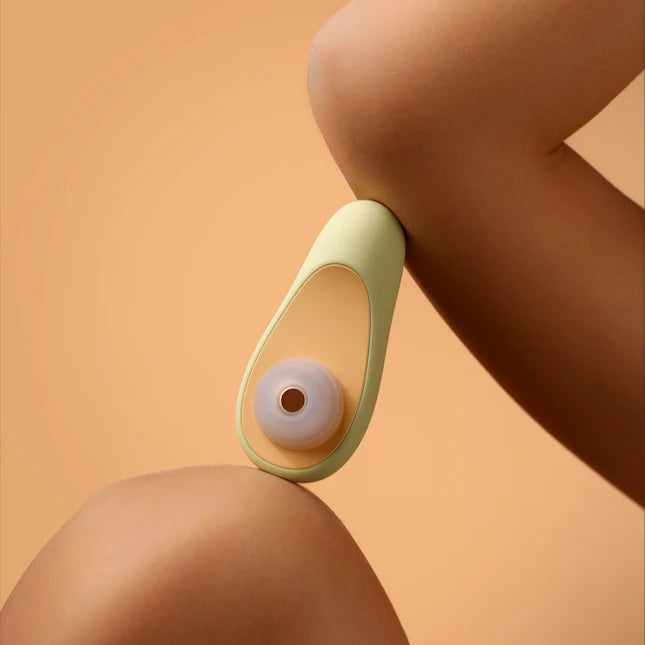 CUCUPIE Avocado 2.0 Dual Stimulation Suction & Tapping Massager
