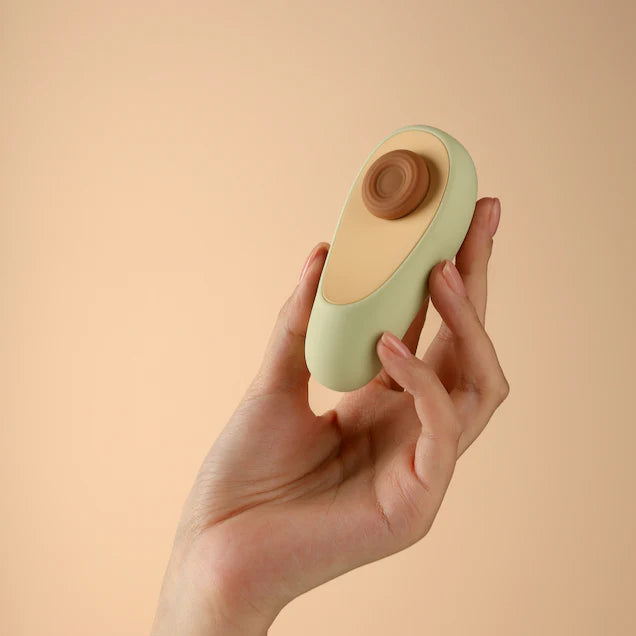 CUCUPIE Avocado 2.0 Dual Stimulation Suction & Tapping Massager
