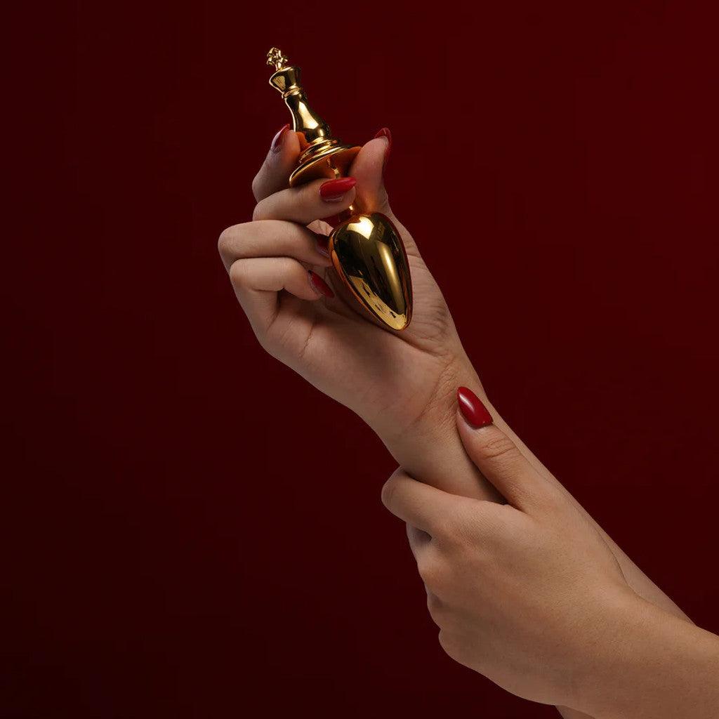 CHESS Series KING Butt Plug Zinc Alloy, Weighted & Hypoallergenic Anal Toy LuxZena CHESS Series KING Butt Plug Zinc Alloy, Weighted & Hypoallergenic Anal Toy LuxZena
