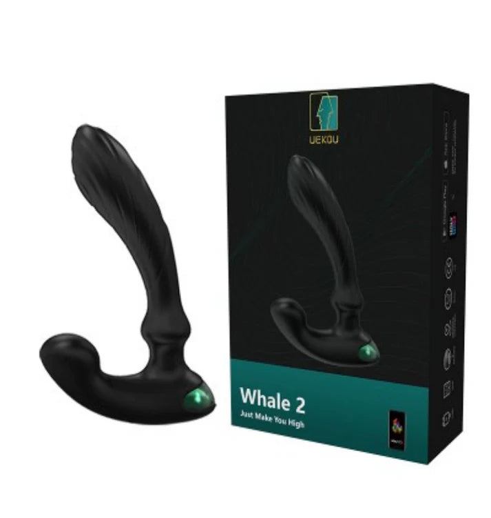 UEKOU Whale 2 Plus App-Controlled Prostate Massager & Cock Ring Vibrator