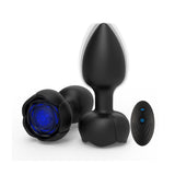 Rose Vibrating Light Up Led Butt Plugs